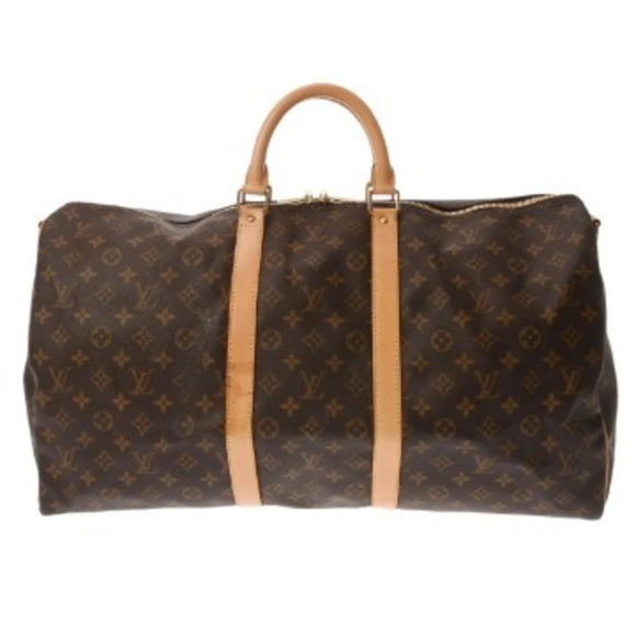 Louis Vuitton Handbags - LOUIS VUITTON Brown Monogram Canvas Boston Bag